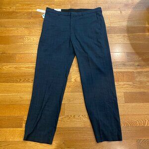 Perry Ellis Portfolio Men's Black Dress Pants Flex Stretch Gripper Waist 38x32